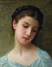 Portrait einer jungen Frau - William Bouguereau — Ansicht des Kunstwerks