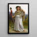 Priesterin des Bacchus - William Bouguereau — gerahmtes Bild an der Wand