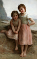 Schwestern am Ufer - William Bouguereau — Ansicht des Kunstwerks