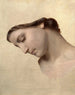 Studie eines weiblichen Kopfes - William Bouguereau — Ansicht des Kunstwerks