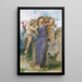 Zarte Worte - William Bouguereau — gerahmtes Bild an der Wand