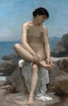 Die Badende - William Bouguereau — Ansicht des Kunstwerks