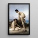Die Badenden - William Bouguereau — gerahmtes Bild an der Wand
