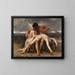 Der erste Trauer - William Bouguereau — gerahmtes Bild an der Wand