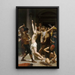 Die Geißelung unseres Herrn Jesus Christus - William Bouguereau — gerahmtes Bild an der Wand