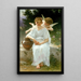 Murmures d'amour - William Bouguereau — gerahmtes Bild an der Wand
