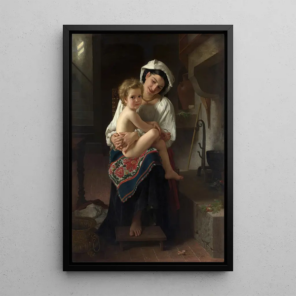 William Bouguereau - Young Mother Gazing at Her Child.webp