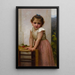 Yvonne - William Bouguereau — gerahmtes Bild an der Wand