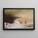 Ein arktischer Sommer durchbricht das Eis in der Melville-Bucht - William Bradford — gerahmtes Bild an der Wand