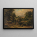 Ein Landschaftsbild - William Brocas — gerahmtes Bild an der Wand
