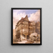 Haus von Albrecht Dürer in Nürnberg - William Callow — gerahmtes Bild an der Wand