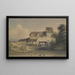 Moulin à Charenton - William Callow — gerahmtes Bild an der Wand