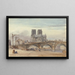 Notre-Dame de Paris - William Callow — gerahmtes Bild an der Wand