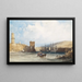 L'Entrée du port de Marseille - William Callow — gerahmtes Bild an der Wand