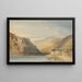 Der Rhein in Assmannshausen - William Callow — gerahmtes Bild an der Wand