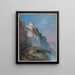 Das Tempel der Vesta und die Wasserfälle von Tivoli - William Callow — gerahmtes Bild an der Wand
