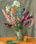 Tasse aus Zinn mit Delphiniums - William Chadwick — Ansicht des Kunstwerks
