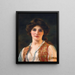 Eine orientalische Schönheit - William Clarke Wontner — gerahmtes Bild an der Wand
