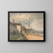 Budleigh Salterton von unserem Garten - William Crotch — gerahmtes Bild an der Wand