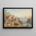 Ein Brücke bei Rom - William Crouch — gerahmtes Bild an der Wand