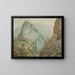 Kirche von Dovedale, Staffordshire - William Day — gerahmtes Bild an der Wand