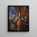 Charles II (1630 - 1685), König von Schottland (1649 - 1685) und König von England und Irland (1660 - 1685) - William Dobson — gerahmtes Bild an der Wand
