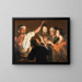 L'Exécuteur mit dem Kopf von Jean-Baptiste - William Dobson — gerahmtes Bild an der Wand