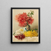 Chrysanthèmes - William Duffield — gerahmtes Bild an der Wand