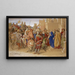 Piété Die Ritter der Tafelrunde auf dem Weg, den Heiligen Gral zu suchen - William Dyce — gerahmtes Bild an der Wand