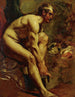Männliches Akt-Gemälde - William Etty — Ansicht des Kunstwerks