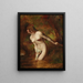 Musidora die badende Frau bei der zweifelhaften alarmierten Brise - William Etty — gerahmtes Bild an der Wand