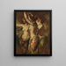 Die drei Grazien - William Etty — gerahmtes Bild an der Wand