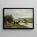 L'heure de boire - William Frederick Hulk — gerahmtes Bild an der Wand