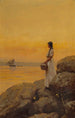 Blickend zur See - William Gilbert Gaul — Ansicht des Kunstwerks