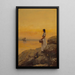 Blickend zur See - William Gilbert Gaul — gerahmtes Bild an der Wand