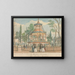 Das Pavillon von Cremorne - William Henry Brooke — gerahmtes Bild an der Wand