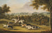 Die Lieblingshunde des Colonel Newport Charlett in Hanley Court, Worcestershire - William Henry Davis — Ansicht des Kunstwerks