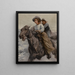 À cheval sur la gamme - William Henry Dethlef Koerner — gerahmtes Bild an der Wand