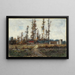 Landschaft bei Barbizon Frankreich - William Henry Hilliard — gerahmtes Bild an der Wand