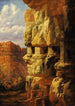 Häuser an der Klippe am Rio Mancos Colorado - William Henry Holmes — Ansicht des Kunstwerks