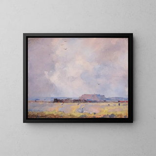 William Henry Holmes - In The Plateau Country With An Inhabited Pueblo.webp