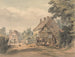 Eine Straße in einem Dorf auf dem Land - William Henry Hunt — Ansicht des Kunstwerks