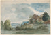 Cottages dans un paysage étendu - William Henry Hunt — Ansicht des Kunstwerks