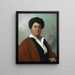 Portrait d'Alexandre Dumas - William Henry Powell — gerahmtes Bild an der Wand