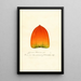 Diospyros Hachiya - William Henry Prestele — gerahmtes Bild an der Wand