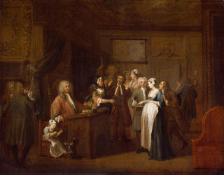 William Hogarth - The Denunciation.webp