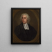 Le révérend John Lloyd D. D. - William Hogarth — gerahmtes Bild an der Wand