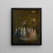 Das Hochzeitsbild von Stephen Beckingham und Mary Cox - William Hogarth — gerahmtes Bild an der Wand