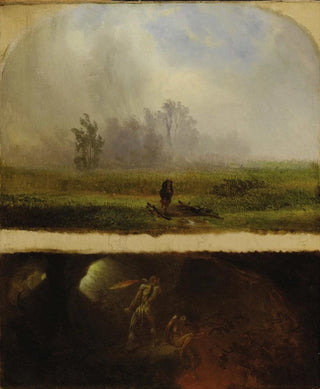 William Holbrook Beard - It Rains It Shines The Devil Whipping His Wife.webp