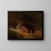 Unwahrscheinliche Freunde - William Holbrook Beard — gerahmtes Bild an der Wand